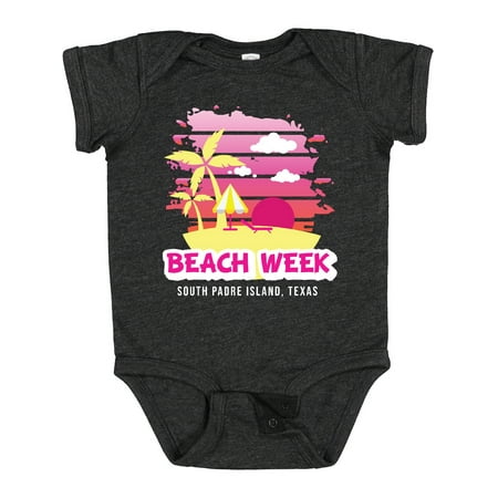 

Inktastic Beach Week South Padre Island Texas with Palm Trees Gift Baby Girl Bodysuit
