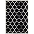 thumbnail image 2 of SAFAVIEH Chatham Freddy Geometric Wool Area Rug, Black/Ivory, 4' x 6', 2 of 8