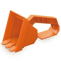 Hape: Bulldozer Shovel - Orange - Beach Construction Toy, Scoop & Dig, Sand & Dirt, Water Play, Durable BPA Free Plastic, Kids & Toddlers Ages 18mo