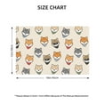 thumbnail image 2 of Placemats Set of 4 / 6, Shiba Head Face Placemats for Dining Table Indoor/Outdoors Heat Resistant Washable Placemats 18" x 12", 2 of 8