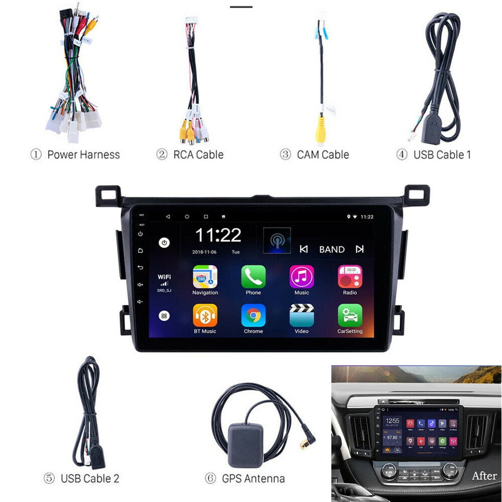 Android 10.0 Car Stereo Gps 9"Screen For Toyota RAV4 Left Hand Drivier 2013-2018 
