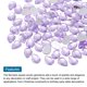 thumbnail image 4 of Uxcell 100Pcs Gemas Acrílicas de Fondo Plano en Forma de Gota de Agua 10x14mm Rhinestones Púrpura Claro, 4 of 7