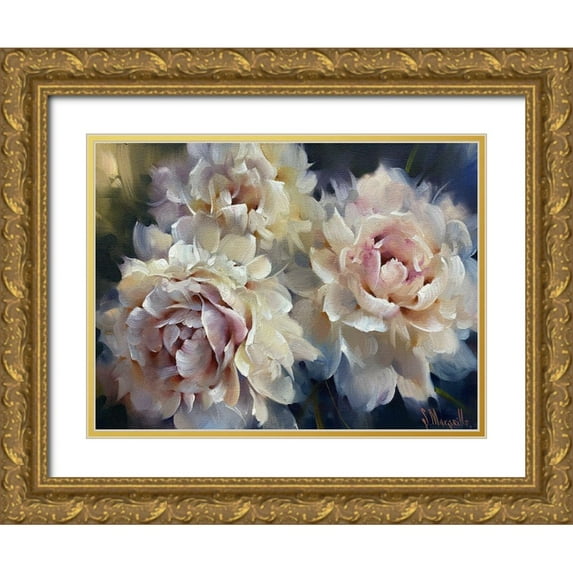 Singatullin, Marsel 18x15 Gold Ornate Wood Framed with Double Matting Museum Art Print Titled - Night Pearls