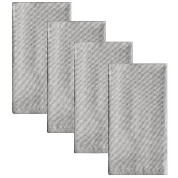 Ensemble de 4 serviettes en coton Casual Classic vert