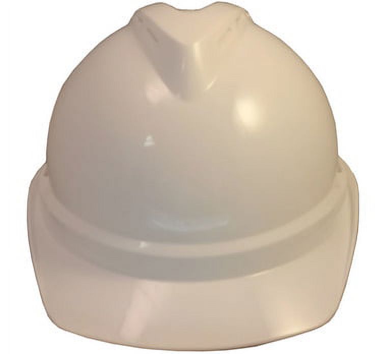 MSA Advance Vented Lightweight Hard hats with Staz On Suspensions, White Color