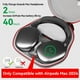 thumbnail image 3 of Funda de carga Smatree para AirPods Max 2024 con batería de 2000 mAh, 3 of 9