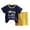 B0429-Dark Blue, variant on NIEWTR Toddler Baby Boy Girls Summer OutfitShort Sleeve T-Shirt Top with Elastic Shorts 2Pcs Cartoon Print Summer Pjs For 18-24 Months 2t 3t 4t 5t 6t Summer Pajamas Set ,5-6 Years