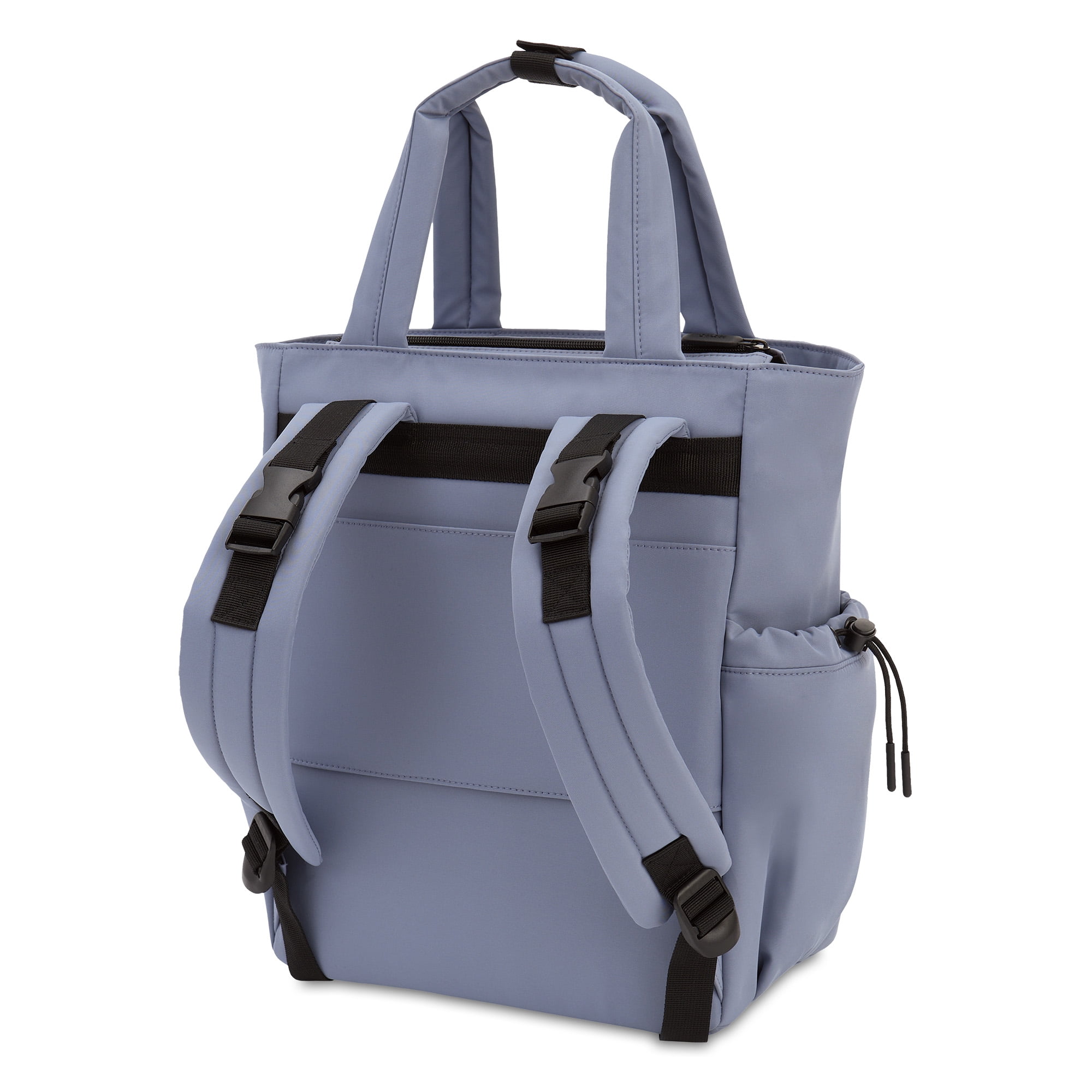 NoJo Diaper Bag Tote and Backpack For Parents, 8 Pockets - Blue Bell