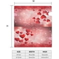 thumbnail image 4 of Valentine''s Day Mailbox Cover Red and Pink Love Heart Mailbox Covers Magnetic Standard Size 18" X 21" Happy Valentines Mailbox Wraps Post Letter Box Cover Decor for Outside Garden Yard Home, 4 of 6