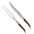 thumbnail image 1 of French Home Laguiole Pakkawood Carving Knife & Fork Set, 1 of 4