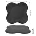 thumbnail image 4 of 2 Pcs Genouillères de Yoga Coussin de Soutien pour Poignet Coude Protection pour Entraînement Physique Exercice Noir, 4 of 5