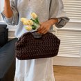 thumbnail image 6 of Handwoven Woven Tote for Summer Beach Casual Shoulder Carryall Purse Lightweight Stylish Boho Handbag, 6 of 7
