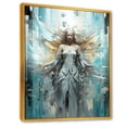 thumbnail image 2 of Designart "Angels' Announcement Celestial Christianism" Christianity Floater Framed Canvas Art Print, 2 of 5