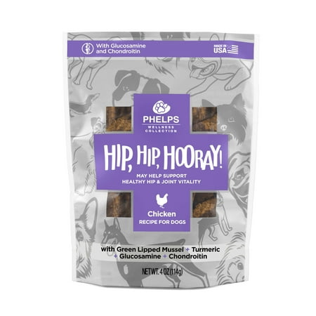 UPC: 0722791900009 | Phelps Wellness Collection Hip  Hip  Hooray Joint Health Chicken Recipe Dog Treats 4.5 oz