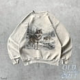 thumbnail image 6 of Vintage Wolf Sweatshirt | Winter Forest Wildlife Pullover, 6 of 8