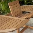 thumbnail image 3 of Amazonia Kinston 7 Pieces Rectangular Outdoor Dining Set Eucalyptus Wood, Khaki Chairs, Seating Capacity: 6, 3 of 12