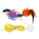 thumbnail image 2 of Juguete de peluche Yinane para gato con puerta colgante y plumas, 2 of 8