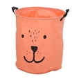 thumbnail image 1 of Panier à Linge Pliable Imperméable Grande Capacité Coton Lin Sac Mignon pour Enfants Organisation Maison Orange/L, 1 of 9
