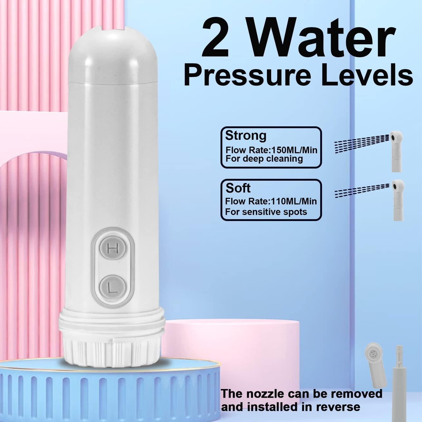 Bradem Portable Bidet Handheld Travel Bidet Mobile Electric Bidet Sprayer，Toilet Paper Substitutes for Personal Hygiene Cleaning/Soothing Postpartum Care/ & Hemmoroid Nursing, 1*Flusher