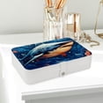 thumbnail image 6 of Shark Portable PU Leather Jewelry Organizer with Removable Compartment, Necklace Holder, Bracelet Holder, and Jewelry Boxes, 6 of 6