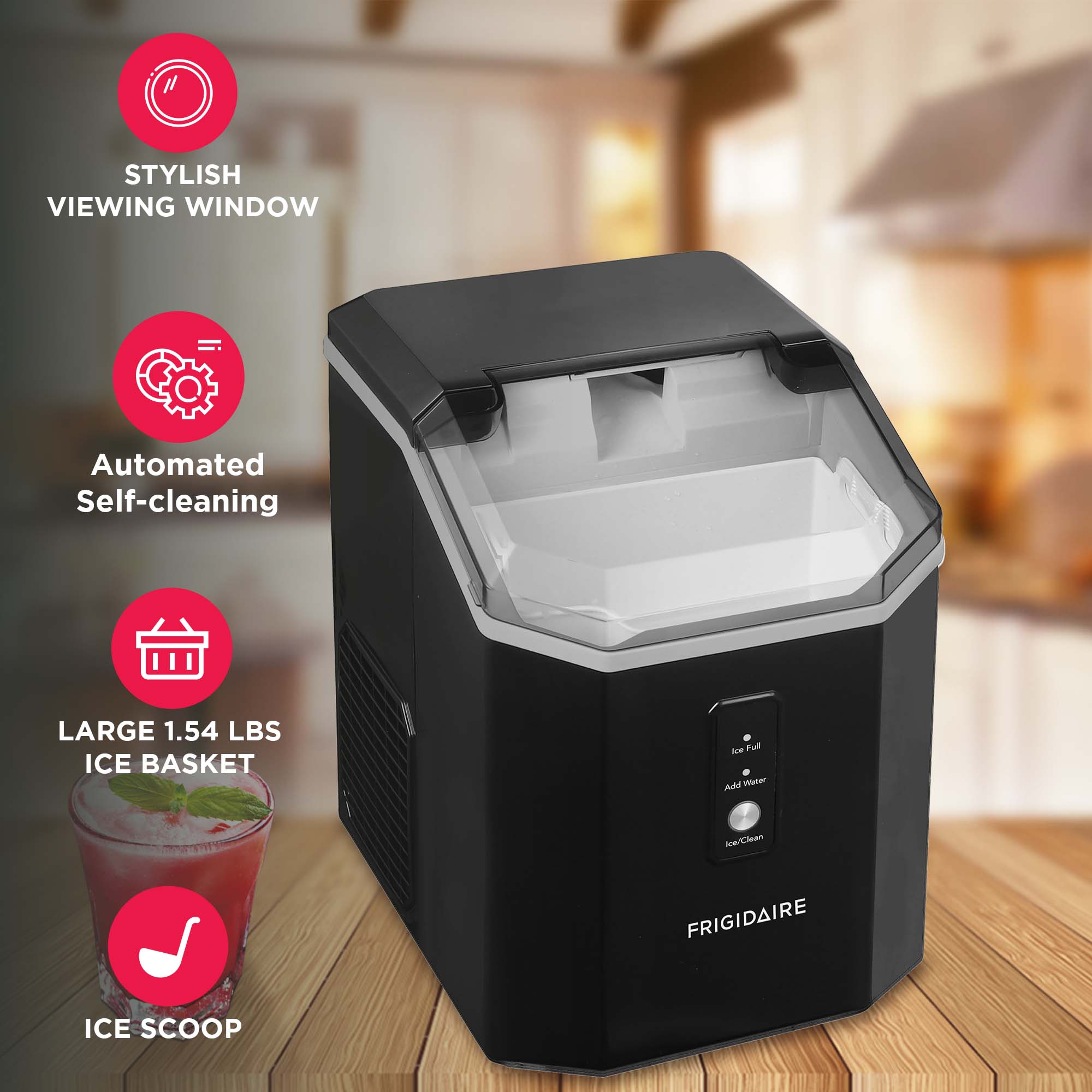 Frigidaire 33 lbs. Nugget Ice Maker, Countertop photo 2