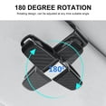thumbnail image 5 of 1 paquete de soportes para gafas para visera de coche, soporte para gafas de sol fácil de usar con clip para billetes y tarjetas - Negro, 5 of 5