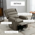 thumbnail image 4 of HOMCOM Power Lift Recliner Chair for Elderly Reclining Chair with Pockets, 4 of 10