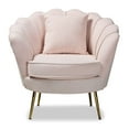 thumbnail image 2 of Baxton Studio Gold Metal Finished Accent Chair, 2 of 2