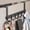 Gray#425, variant on Over the Door Hooks for Bathroom and Bedroom, 6 Hook Hanging Rack for Towels, Coats, Hats, No Drill Metal Door Hanger for Dorm and Home Organization