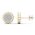 thumbnail image 2 of aaXia 10K Yellow Gold 1/8ct. TDW Diamond Round Stud Earrings, 2 of 4