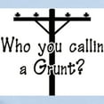 thumbnail image 2 of CafePress - Who You Callin A Grunt? Infant Bodysuit - Baby Light Bodysuit, Size Newborn - 24 Months, 2 of 4