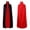 Watermelon Red, variant on Anmrize 1Pcs Unisex Halloween Stand Collar Cloak, Red Black Reversible Vampire Cape, Reversible Cloak Halloween Cape Vampire Costume Masquerade Dracula Magician Devil Cosplay Adult, Watermelon Red L