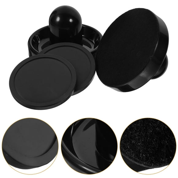 OULII 1 Set Hockey Toy for Game Enthusiasts Black ABS Smooth Gameplay