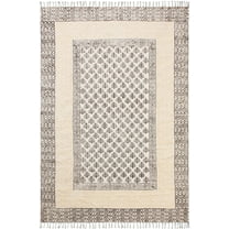 Casavani Bedroom Carpet Outdoor Boho Rug, Beige 2x3 feet
