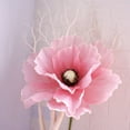 thumbnail image 6 of New Photo Props 30cm Window Display Linen Large Artificial Flower Artificial Flower Giant Simulation Poppy Flower Background Wall ORANGE, 6 of 8