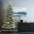thumbnail image 5 of Vickerman 10' x 58" Flocked Kiana Artificial Christmas Tree, Dura-Lit® LED Warm White Mini Lights, 5 of 5