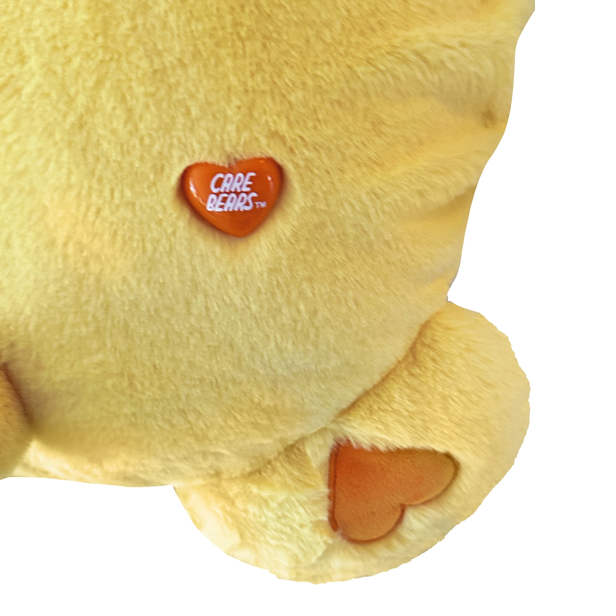 Happy Nappers: Care Bears Pillow Pocket Pal - Funshine Bear - Plush Character Pillow Case, Animal Cover w/ Weighted Paws, Kids Soft Huggable Companion