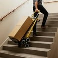thumbnail image 6 of EcoSummer 3-in-1 Stair Climbing Dolly – Heavy Duty Convertible Hand Truck & Collapsible Cart with Stair Wheels & Elastic Straps, 800 lbs Capacity for Home, Office, Warehouse, Supermarket, 6 of 8
