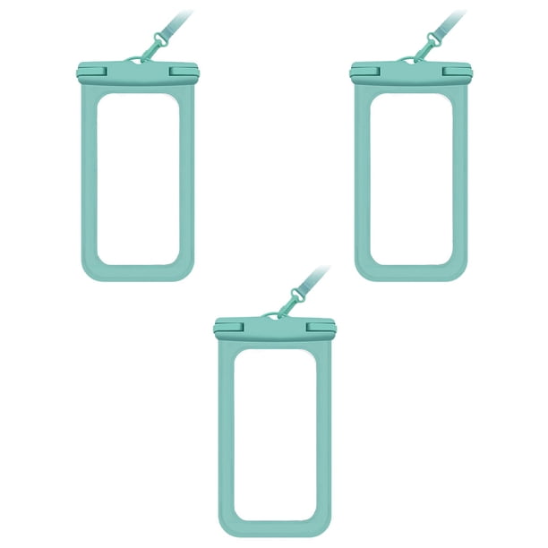 Soidarity Paquete de 3 fundas impermeables para teléfono móvil, kayak, natación subacuática, playa al aire libre, deportes acuáticos, funda para Deportes acuáticos Verde Soidarity OD023461-02