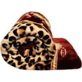 New Solaron King Size Flower Leopard Korean Mink Blanket