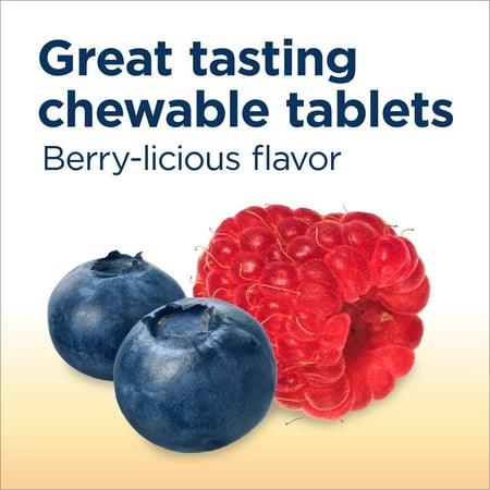 Renew Life Kids Chewable Probiotic Tablets, Unisex, 3 Billion CFU, Berry, 60 Count