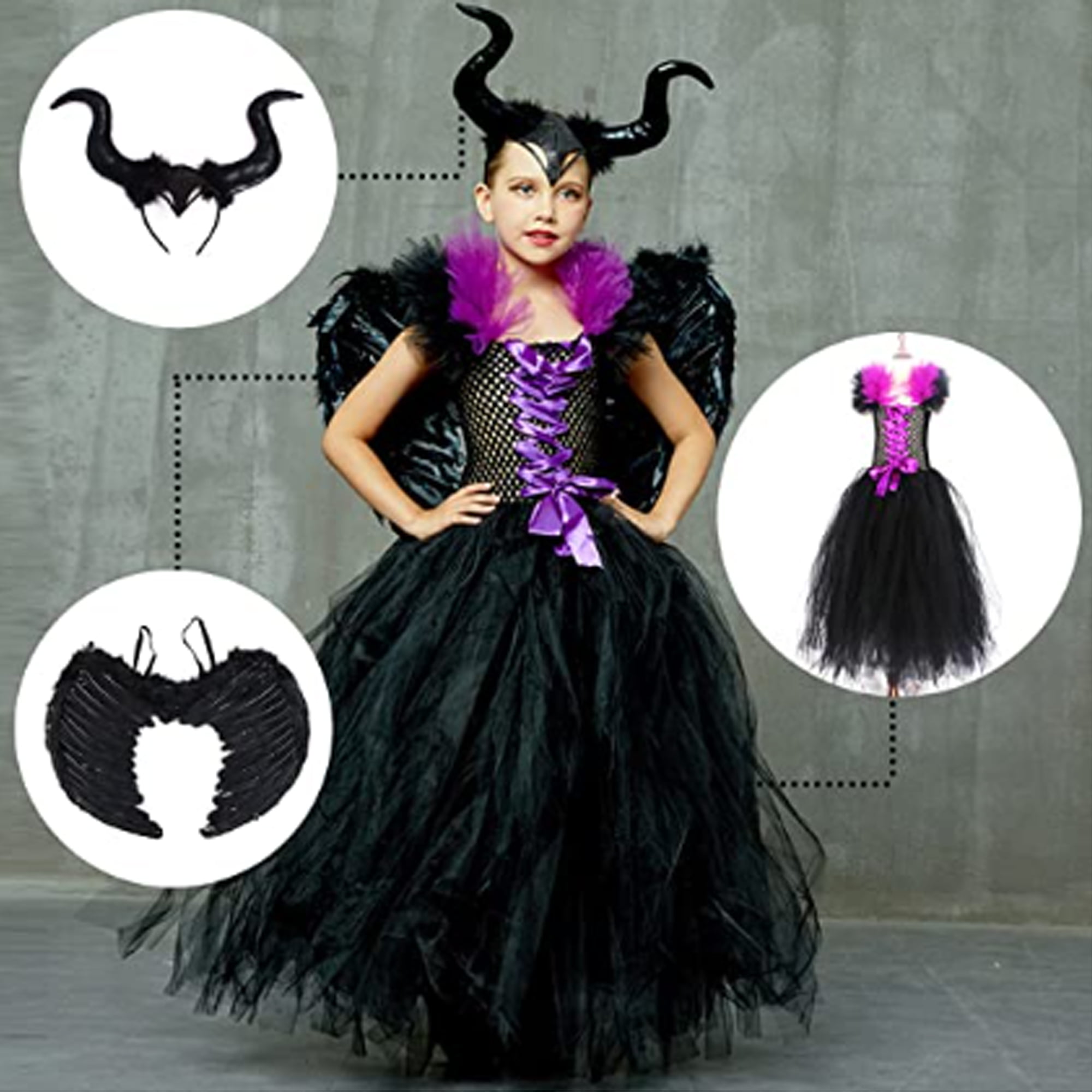 Disfraz maléfica  Diy halloween costumes easy, Diy halloween costumes for  women, Maleficent costume