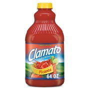 Clamato Picante Tomato Cocktail, 64 fl oz bottle