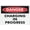 Warning Sign 3, variant on Danger Chemical Storage Area Unauthorised Persons Keep Out Sign 8"x12" Reflective Aluminum Metal Warning Signage With Symbol For Indoor Outdoor Use