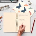 thumbnail image 4 of FORMRS 1-Subject Spiral Notebook 8" x 5" College Ruled 60 Refillable Sheet, 2 Pack, Orange Butterflies, 4 of 7