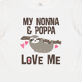 thumbnail image 4 of Inktastic Nonna and Poppa Granddaughter Sloth Girls Baby T-Shirt, 4 of 5