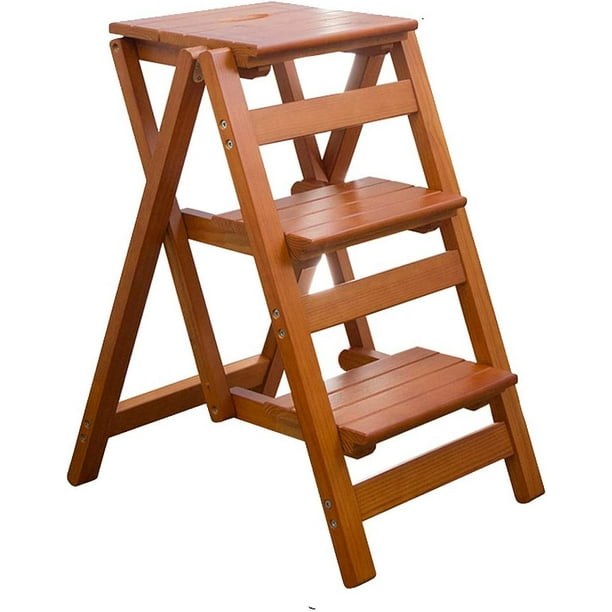 SM Step Stool for Adults/Step Ladder/Counter Chair, 3Step Folding