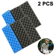 2 Pieces Foldable Seat Cushion Seat Mat Thermal Cushion Waterproof Insulated Cushion Mat for Outdoor Camping Picnic