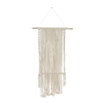 thumbnail image 6 of The Novogratz 25" x 6" Handmade Macrame 1-Tier White Wall Shelf, 6 of 7