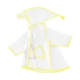 thumbnail image 1 of Wxirdiow Imperméable pour Enfants Ponchos de Pluie Imperméables pour Enfants Manteaux de Pluie Veste Réutilisable avec Capuchon pour Garçons Filles Randonnée Camping Plein Air Jaune Taille,9-10 Ans, 1 of 6